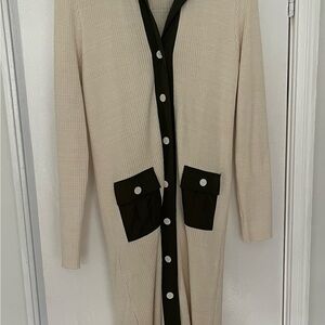 Ganni Cream Knit Sweater